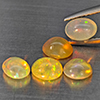 Natural Multi-Color Play Of Colour Opal 2.01 Ct. 5 Pcs Oval Cabochon Shape 5.4 x 4.5 Mm Gemstones Natural Multi-Color Play Of Colour Opal 2.01 Ct. 5 Pcs Oval Cabochon Shape 5.4 x 4.5 Mm Gemstones