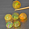 Natural Multi Color Play Of Colour Opal 2.55 Ct. 6 Pcs Round Cabochon Shape Gemstones From Ethiopia Natural Multi Color Play Of Colour Opal 2.55 Ct. 6 Pcs Round Cabochon Shape Gemstones From Ethiopia
