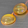 Natural Multi Color Play Of Colour Opal 1.60 Ct. 2 Pcs Oval Cabochon Shape Gemstones From Ethiopia