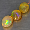 Natural Multi Color Play Of Colour Opal 2.10 Ct. 3 Pcs Oval Cabochon Shape Gemstones From Ethiopia Natural Multi Color Play Of Colour Opal 2.10 Ct. 3 Pcs Oval Cabochon Shape Gemstones From Ethiopia