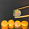 Natural Multi Color Opal 1.89 Ct. 5 Pcs Oval Cabochon Shape 5.8 x 4.8 Mm Gemstones From Ethiopia
