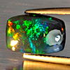Natural Multi Color Play Of Colour Opal Gemstones 1.55 Ct. Cushion Cabochon Shape 12 x 8.2 Mm. Natural Multi Color Play Of Colour Opal Gemstones 1.55 Ct. Cushion Cabochon Shape 12 x 8.2 Mm.
