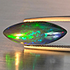 Natural Multi Color Play Of Colour Opal Gemstones 3.96 Ct. Marquise Cabochon Shape 23 x 8.7 Mm. Natural Multi Color Play Of Colour Opal Gemstones 3.96 Ct. Marquise Cabochon Shape 23 x 8.7 Mm.