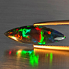 Natural Multi Color Play Of Colour Opal Gemstones 1.10 Ct. Marquise Cabochon Shape 20 x 6.8 Mm. Natural Multi Color Play Of Colour Opal Gemstones 1.10 Ct. Marquise Cabochon Shape 20 x 6.8 Mm.
