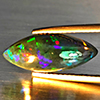 Natural Multi Color Play Of Colour Opal Gemstones 2.38 Ct. Marquise Cabochon Shape 18.2 x 7.7 Mm. Natural Multi Color Play Of Colour Opal Gemstones 2.38 Ct. Marquise Cabochon Shape 18.2 x 7.7 Mm.