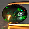Natural Multi Color Play Of Colour Opal Gemstones 2.19 Ct. Oval Cabochon Shape 12.2 x 9.2 Mm. Natural Multi Color Play Of Colour Opal Gemstones 2.19 Ct. Oval Cabochon Shape 12.2 x 9.2 Mm.