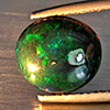 Natural Multi Color Play Of Colour Opal Gemstones 1.82 Ct. Oval Cabochon Shape 10.5 x 9.4 Mm. Natural Multi Color Play Of Colour Opal Gemstones 1.82 Ct. Oval Cabochon Shape 10.5 x 9.4 Mm.