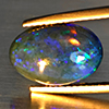 Natural Multi Color Play Of Colour Opal Gemstones 2.36 Ct. Oval Cabochon Shape 13 x 9 Mm. Natural Multi Color Play Of Colour Opal Gemstones 2.36 Ct. Oval Cabochon Shape 13 x 9 Mm.