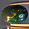 Natural Multi Color Play Of Colour Opal Gemstones 1.27 Ct. Oval Cabochon Shape 11.6 x 8.5 Mm. Natural Multi Color Play Of Colour Opal Gemstones 1.27 Ct. Oval Cabochon Shape 11.6 x 8.5 Mm.