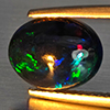 Natural Multi Color Play Of Colour Opal Gemstones 1.70 Ct. Oval Cabochon Shape 11.2 x 9 Mm. Natural Multi Color Play Of Colour Opal Gemstones 1.70 Ct. Oval Cabochon Shape 11.2 x 9 Mm.