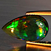 Natural Multi Color Play Of Colour Opal Gemstones 3.09 Ct. Pear Cabochon Shape 16.4 x 10.7 Mm. Natural Multi Color Play Of Colour Opal Gemstones 3.09 Ct. Pear Cabochon Shape 16.4 x 10.7 Mm.
