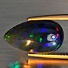 Natural Multi Color Play Of Colour Opal Gemstones 5.17 Ct. Pear Cabochon Shape 18 x 10.7 Mm. Natural Multi Color Play Of Colour Opal Gemstones 5.17 Ct. Pear Cabochon Shape 18 x 10.7 Mm.