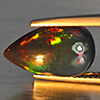 Natural Multi Color Play Of Colour Opal Gemstones 3.14 Ct. Pear Cabochon Shape 14.9 x 9.6 Mm. Natural Multi Color Play Of Colour Opal Gemstones 3.14 Ct. Pear Cabochon Shape 14.9 x 9.6 Mm.