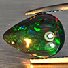 Natural Multi Color Play Of Colour Opal Gemstones 2.79 Ct. Pear Cabochon Shape 31.1 x 9.5 Mm. Natural Multi Color Play Of Colour Opal Gemstones 2.79 Ct. Pear Cabochon Shape 31.1 x 9.5 Mm.