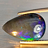 Natural Multi Color Play Of Colour Opal Gemstones 3.11 Ct. Pear Cabochon Shape 15.2 x 9.8 Mm. Natural Multi Color Play Of Colour Opal Gemstones 3.11 Ct. Pear Cabochon Shape 15.2 x 9.8 Mm.