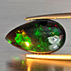 Natural Multi Color Play Of Colour Opal Gemstones 2.53 Ct. Pear Cabochon Shape 15.9 x 9.2 Mm. Natural Multi Color Play Of Colour Opal Gemstones 2.53 Ct. Pear Cabochon Shape 15.9 x 9.2 Mm.