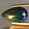 Natural Multi Color Play Of Colour Opal Gemstones 1.66 Ct. Pear Cabochon Shape 13 x 7.9 Mm. Natural Multi Color Play Of Colour Opal Gemstones 1.66 Ct. Pear Cabochon Shape 13 x 7.9 Mm.