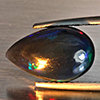 Natural Multi Color Play Of Colour Opal Gemstones 2.98 Ct. Pear Cabochon Shape 15.1 x 9.4 Mm. Natural Multi Color Play Of Colour Opal Gemstones 2.98 Ct. Pear Cabochon Shape 15.1 x 9.4 Mm.