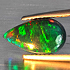Natural Multi Color Play Of Colour Opal Gemstones 1.16 Ct. Pear Cabochon Shape 12.8 x 7.5 Mm. Natural Multi Color Play Of Colour Opal Gemstones 1.16 Ct. Pear Cabochon Shape 12.8 x 7.5 Mm.