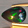 Natural Multi Color Play Of Colour Opal Gemstones 1.33 Ct. Pear Cabochon Shape 10.6 x 7.2 Mm. Natural Multi Color Play Of Colour Opal Gemstones 1.33 Ct. Pear Cabochon Shape 10.6 x 7.2 Mm.
