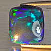 Natural Multi Color Play Of Colour Opal Gemstones 2.37 Ct. Cushion Cabochon Shape 12 x 11.2 Mm. Natural Multi Color Play Of Colour Opal Gemstones 2.37 Ct. Cushion Cabochon Shape 12 x 11.2 Mm.