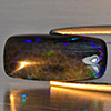 Natural Multi Color Play Of Colour Opal Gemstones 4.54 Ct. Cushion Cabochon Shape 19 x 8.7 Mm. Natural Multi Color Play Of Colour Opal Gemstones 4.54 Ct. Cushion Cabochon Shape 19 x 8.7 Mm.