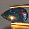 Natural Multi Color Play Of Colour Opal Gemstones 1.92 Ct. Pear Cabochon Shape 13.7 x 8.2 Mm. Natural Multi Color Play Of Colour Opal Gemstones 1.92 Ct. Pear Cabochon Shape 13.7 x 8.2 Mm.