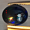 Natural Multi Color Play Of Colour Opal Gemstones 1.63 Ct. Oval Cabochon Shape 10.2 x 8.4 Mm. Natural Multi Color Play Of Colour Opal Gemstones 1.63 Ct. Oval Cabochon Shape 10.2 x 8.4 Mm.