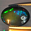 Natural Multi Color Play Of Colour Opal Gemstones 2.47 Ct. Oval Cabochon Shape 13.2 x 9.5 Mm. Natural Multi Color Play Of Colour Opal Gemstones 2.47 Ct. Oval Cabochon Shape 13.2 x 9.5 Mm.