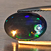 Natural Multi Color Play Of Colour Opal Gemstones 2.21 Ct. Oval Cabochon Shape 12.2 x 8.3 Mm. Natural Multi Color Play Of Colour Opal Gemstones 2.21 Ct. Oval Cabochon Shape 12.2 x 8.3 Mm.