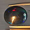 Natural Multi Color Play Of Colour Opal Gemstones 2.29 Ct. Oval Cabochon Shape 12.8 x 10.6 Mm. Natural Multi Color Play Of Colour Opal Gemstones 2.29 Ct. Oval Cabochon Shape 12.8 x 10.6 Mm.