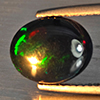 Natural Multi Color Play Of Colour Opal Gemstones 1.56 Ct. Oval Cabochon Shape 10.9 x 9 Mm. Natural Multi Color Play Of Colour Opal Gemstones 1.56 Ct. Oval Cabochon Shape 10.9 x 9 Mm.