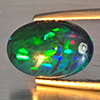 Natural Multi Color Play Of Colour Opal Gemstones 1.86 Ct. Oval Cabochon Shape 12.6 x 8.7 Mm. Natural Multi Color Play Of Colour Opal Gemstones 1.86 Ct. Oval Cabochon Shape 12.6 x 8.7 Mm.