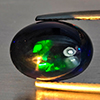 Natural Multi Color Play Of Colour Opal Gemstones 2.51 Ct. Oval Cabochon Shape 12.5 x 9.2 Mm. Natural Multi Color Play Of Colour Opal Gemstones 2.51 Ct. Oval Cabochon Shape 12.5 x 9.2 Mm.