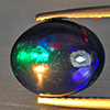 Natural Multi Color Play Of Colour Opal Gemstones 2.52 Ct. Oval Cabochon Shape 11.6 x 9.5 Mm. Natural Multi Color Play Of Colour Opal Gemstones 2.52 Ct. Oval Cabochon Shape 11.6 x 9.5 Mm.