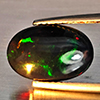 Natural Multi Color Play Of Colour Opal Gemstones 1.90 Ct. Oval Cabochon Shape 12.9 x 8.6 Mm. Natural Multi Color Play Of Colour Opal Gemstones 1.90 Ct. Oval Cabochon Shape 12.9 x 8.6 Mm.