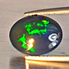 Natural Multi Color Play Of Colour Opal Gemstones 2.03 Ct. Oval Cabochon Shape 12.2 x 9.4 Mm. Natural Multi Color Play Of Colour Opal Gemstones 2.03 Ct. Oval Cabochon Shape 12.2 x 9.4 Mm.