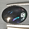Natural Multi Color Play Of Colour Opal Gemstones 1.52 Ct. Oval Cabochon Shape 11.3 x 8.2 Mm. Natural Multi Color Play Of Colour Opal Gemstones 1.52 Ct. Oval Cabochon Shape 11.3 x 8.2 Mm.