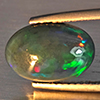 Natural Multi Color Play Of Color Rainbow Opal Gemstones 1.79 Ct. Oval Cabochon Shape 12.4 x 8.5 Mm. Natural Multi Color Play Of Color Rainbow Opal Gemstones 1.79 Ct. Oval Cabochon Shape 12.4 x 8.5 Mm.