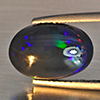 Natural Multi Color Play Of Color Rainbow Opal Gemstones 2.50 Ct. Oval Cabochon Shape 13 x 9 Mm. Natural Multi Color Play Of Color Rainbow Opal Gemstones 2.50 Ct. Oval Cabochon Shape 13 x 9 Mm.