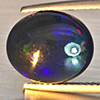 Natural Multi Color Play Of Color Rainbow Opal Gemstones 3.24 Ct. Oval Cabochon Shape12.6 x 10.8 Mm. Natural Multi Color Play Of Color Rainbow Opal Gemstones 3.24 Ct. Oval Cabochon Shape12.6 x 10.8 Mm.