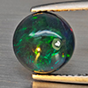 Natural Multi Color Play Of Color Rainbow Opal Gemstones 1.85 Ct. Round Cabochon Shape 9.1 Mm. Natural Multi Color Play Of Color Rainbow Opal Gemstones 1.85 Ct. Round Cabochon Shape 9.1 Mm.