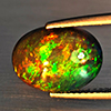 Natural Multi Color Play Of Color Rainbow Opal Gemstones 2.83 Ct. Oval Cabochon Shape 13 x 10 Mm. Natural Multi Color Play Of Color Rainbow Opal Gemstones 2.83 Ct. Oval Cabochon Shape 13 x 10 Mm.