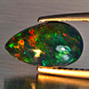 Natural Multi Color Play Of Color Rainbow Opal Gemstones 1.59 Ct. Pear Cabochon Shape 12.2 x 7.2 Mm. Natural Multi Color Play Of Color Rainbow Opal Gemstones 1.59 Ct. Pear Cabochon Shape 12.2 x 7.2 Mm.