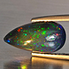 Natural Multi Color Play Of Color Rainbow Opal Gemstones 2.36 Ct. Pear Cabochon Shape 15.2 x 8 Mm. Natural Multi Color Play Of Color Rainbow Opal Gemstones 2.36 Ct. Pear Cabochon Shape 15.2 x 8 Mm.