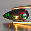 Natural Multi Color Play Of Color Rainbow Opal Gemstones 1.32 Ct. Pear Cabochon Shape 14.8 x 7.3 Mm. Natural Multi Color Play Of Color Rainbow Opal Gemstones 1.32 Ct. Pear Cabochon Shape 14.8 x 7.3 Mm.