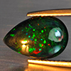 Natural Multi Color Play Of Color Rainbow Opal Gemstones 1.93 Ct. Pear Cabochon Shape 14.3 x 9.8 Mm. Natural Multi Color Play Of Color Rainbow Opal Gemstones 1.93 Ct. Pear Cabochon Shape 14.3 x 9.8 Mm.