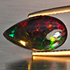Natural Multi Color Play Of Color Rainbow Opal Gemstones 1.71 Ct. Pear Cabochon Shape 14.9 x 8.4 Mm. Natural Multi Color Play Of Color Rainbow Opal Gemstones 1.71 Ct. Pear Cabochon Shape 14.9 x 8.4 Mm.
