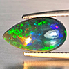 Natural Multi Color Play Of Color Rainbow Opal Gemstones 2.07 Ct. Pear Cabochon Shape 15 x 8.4 Mm. Natural Multi Color Play Of Color Rainbow Opal Gemstones 2.07 Ct. Pear Cabochon Shape 15 x 8.4 Mm.