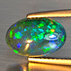 Natural Multi Color Play Of Color Rainbow Opal Gemstones 2.16 Ct. Oval Cabochon Shape 12.6 x 8.4 Mm. Natural Multi Color Play Of Color Rainbow Opal Gemstones 2.16 Ct. Oval Cabochon Shape 12.6 x 8.4 Mm.